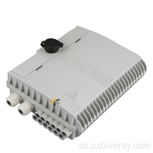 16 CORE FTTA NAP CTO DE LA CAJA DE TERTERALES DE FIBRA OPTICA TERMINAL NAP CAJA CON TIPO MICRO PLC SPLITTER